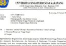 Perpanjangan Ke-1 Seleksi Terbuka JPT Universitas Singaperbangsa Karawang